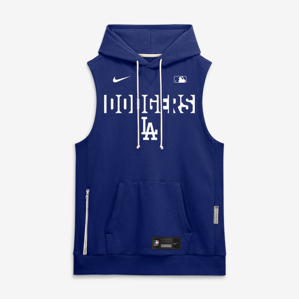 Los Angeles Dodgers Authentic Collection Standard Issue Dri-FIT Sleeveless Hoodie Royal