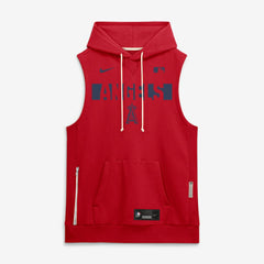 Los Angeles Angels Authentic Collection Standard Issue Dri-FIT Sleeveless Hoodie Red