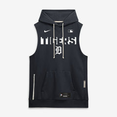 Detroit Tigers Authentic Collection Standard Issue Dri-FIT Sleeveless Hoodie Navy