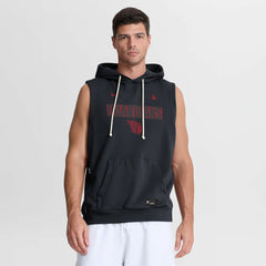 Cleveland Guardians Authentic Collection Standard Issue Dri-FIT Sleeveless Hoodie Navy