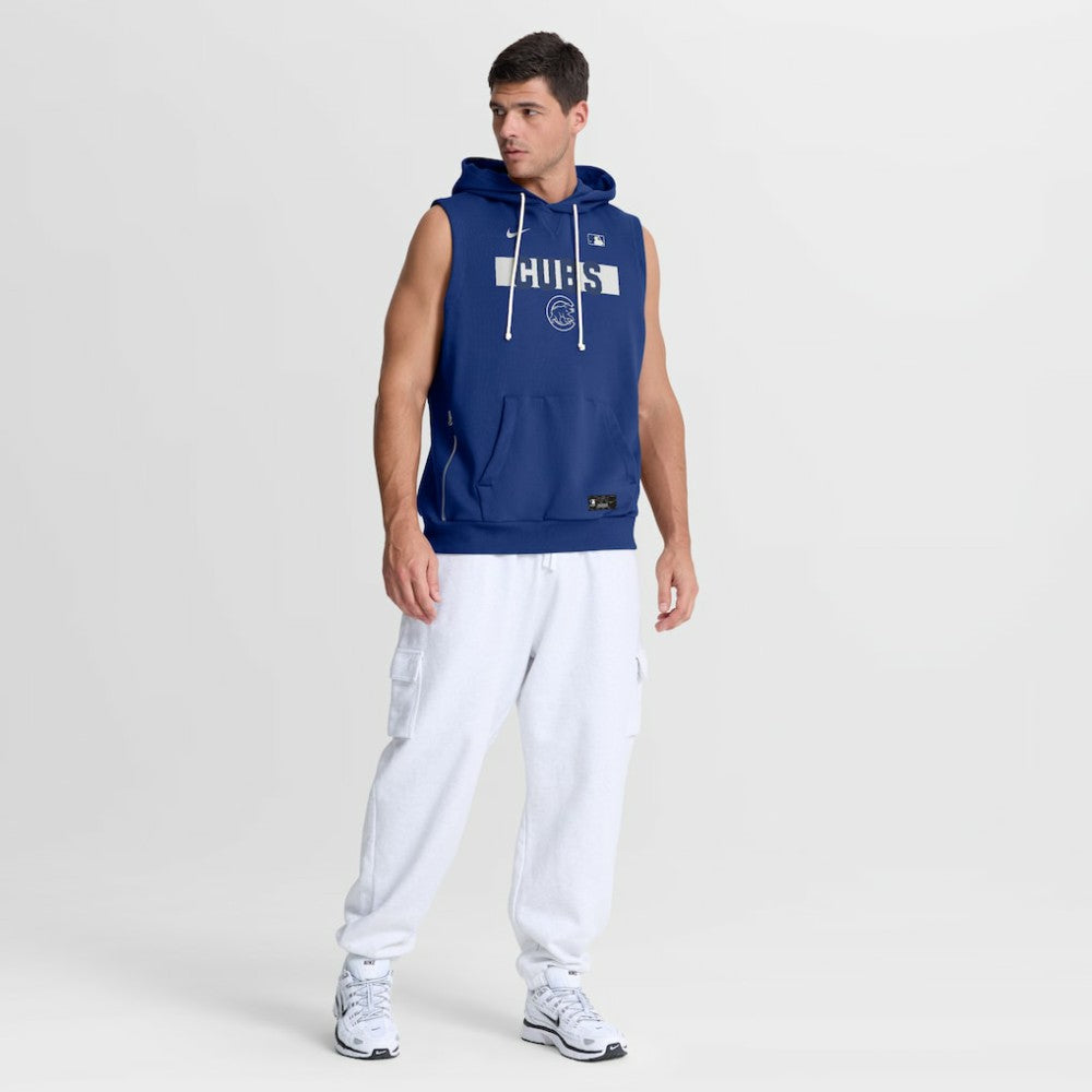 Chicago Cubs Authentic Collection Standard Issue Dri-FIT Sleeveless Hoodie Royal