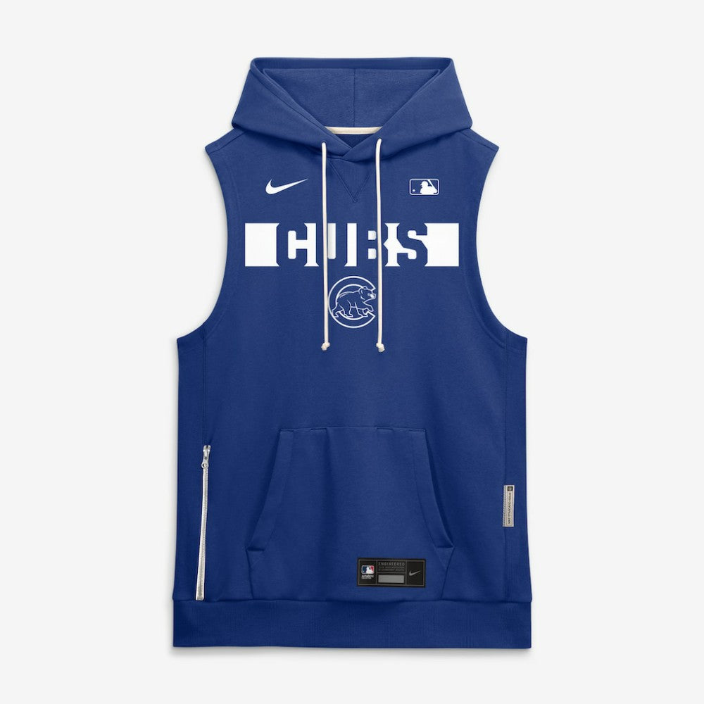 Chicago Cubs Authentic Collection Standard Issue Dri-FIT Sleeveless Hoodie Royal