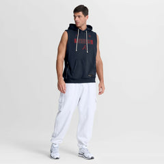 Atlanta Braves Authentic Collection Standard Issue Dri-FIT Sleeveless Hoodie Navy
