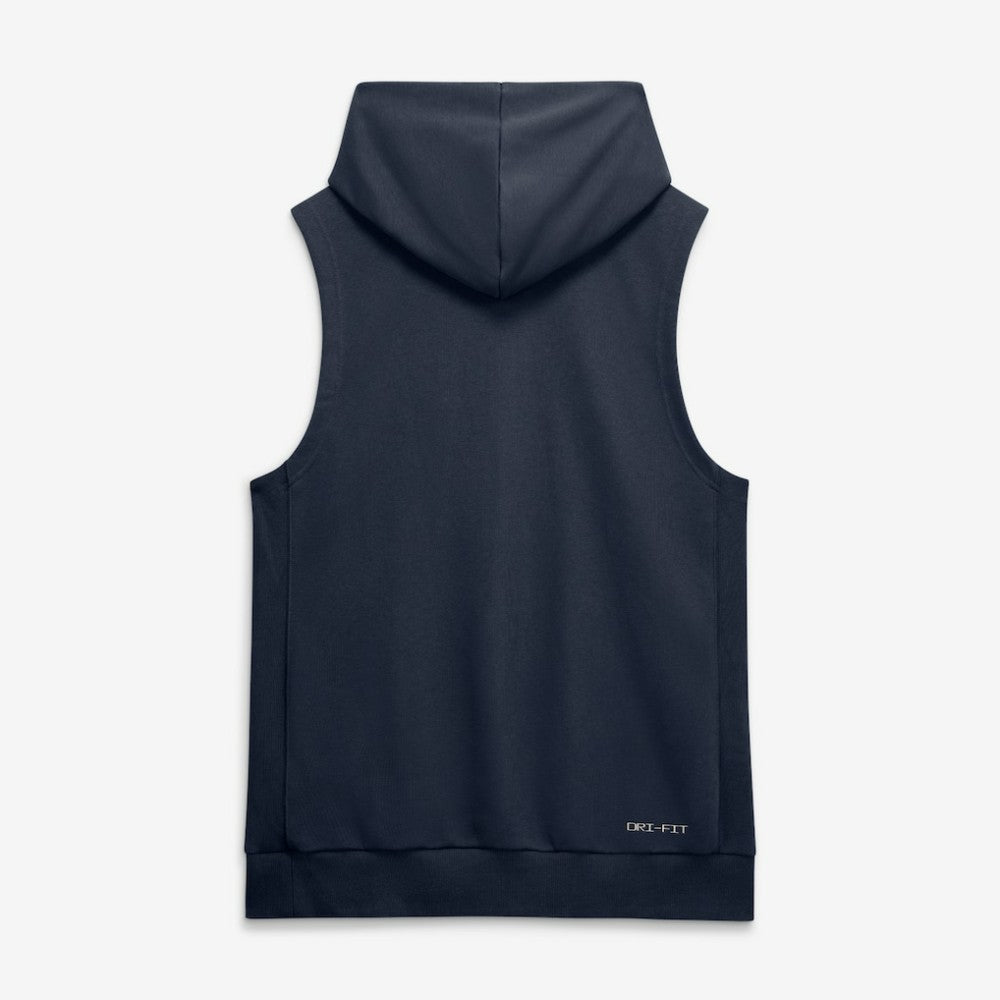 Atlanta Braves Authentic Collection Standard Issue Dri-FIT Sleeveless Hoodie Navy