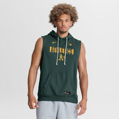 Athletics Authentic Collection Standard Issue Dri-FIT Sleeveless Hoodie Green