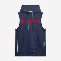 Boston Red Sox Authentic Collection Standard Issue Dri-FIT Sleeveless Hoodie Navy