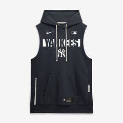 New York Yankees Authentic Collection Standard Issue Dri-FIT Sleeveless Hoodie Navy
