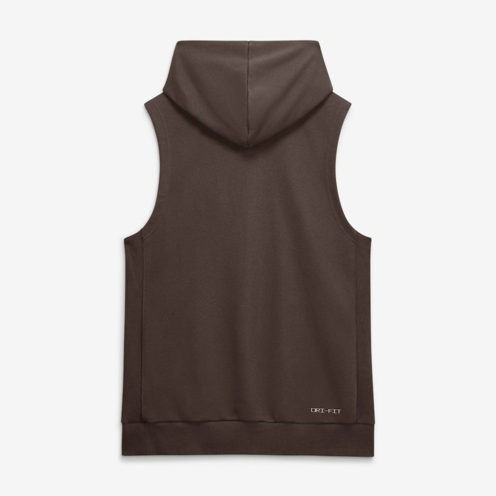 San Diego Padres Authentic Collection Standard Issue Dri-FIT Sleeveless Hoodie Brown