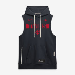 Minnesota Twins Authentic Collection Standard Issue Dri-FIT Sleeveless Hoodie Navy