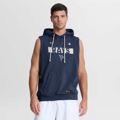 Tampa Bay Rays Authentic Collection Standard Issue Dri-FIT Sleeveless Hoodie Navy