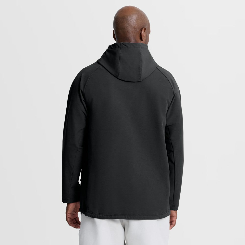 Miami Marlins Authentic Collection Raglan Therma-FIT Full-Zip Hooded Jacket Black