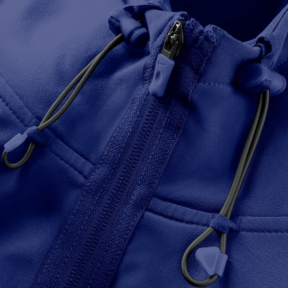 Los Angeles Dodgers Authentic Collection Raglan Therma-FIT Full-Zip Hooded Jacket Royal