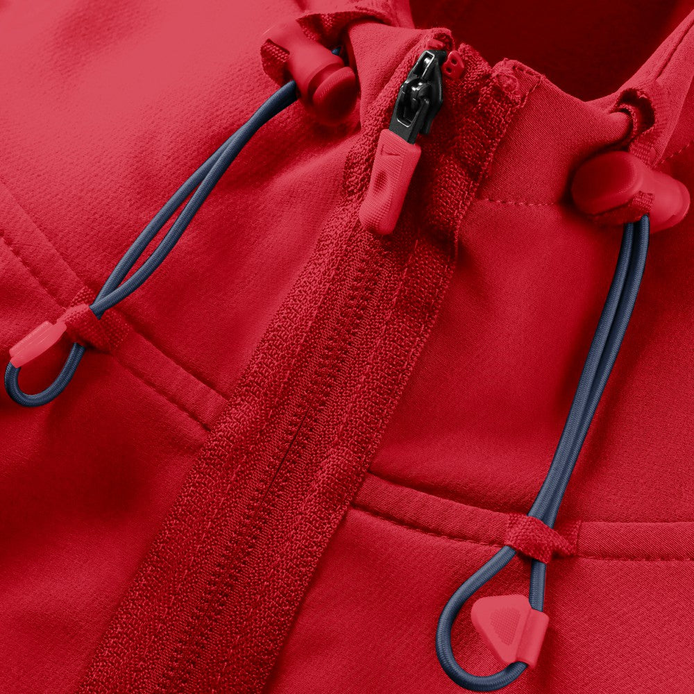 Los Angeles Angels Authentic Collection Raglan Therma-FIT Full-Zip Hooded Jacket Red