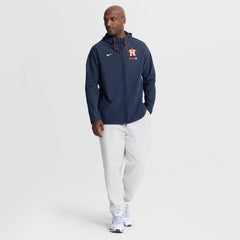 Houston Astros Authentic Collection Raglan Therma-FIT Full-Zip Hooded Jacket Navy