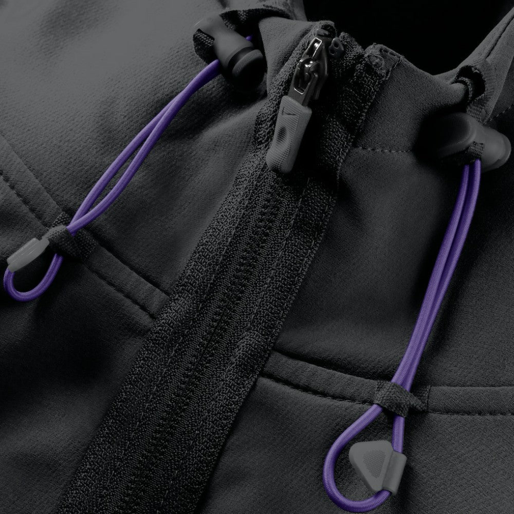 Colorado Rockies Authentic Collection Raglan Therma-FIT Full-Zip Hooded Jacket Black