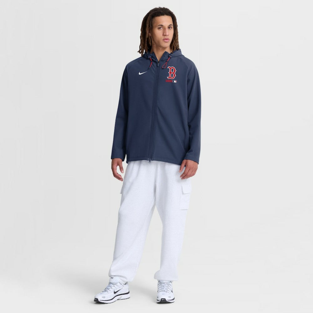 Boston Red Sox Authentic Collection Raglan Therma-FIT Full-Zip Hooded Jacket Navy