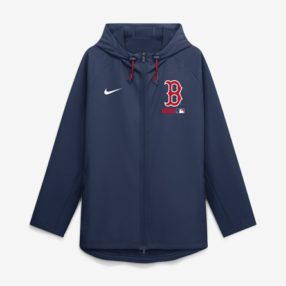 Boston Red Sox Authentic Collection Raglan Therma-FIT Full-Zip Hooded Jacket Navy