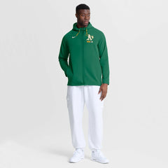 Athletics Authentic Collection Raglan Therma-FIT Full-Zip Hooded Jacket Kelly Green