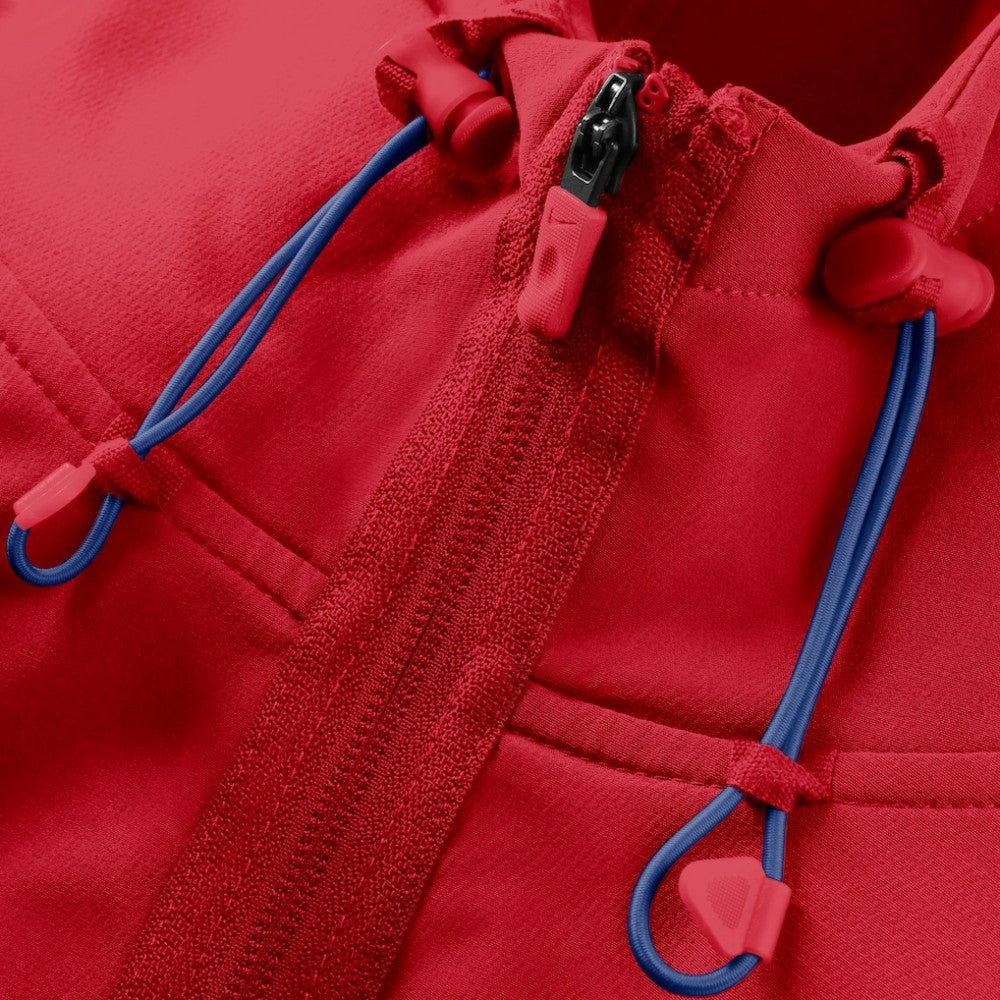 Philadelphia Phillies Authentic Collection Raglan Therma-FIT Full-Zip Hooded Jacket Red