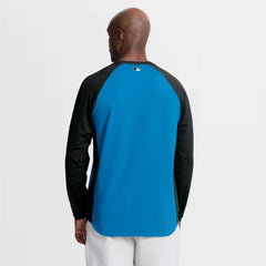 Miami Marlins Authentic Collection Raglan Dri-FIT Sweatshirt Blue
