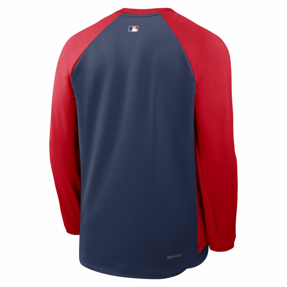 Los Angeles Angels Authentic Collection Raglan Dri-FIT Sweatshirt Navy