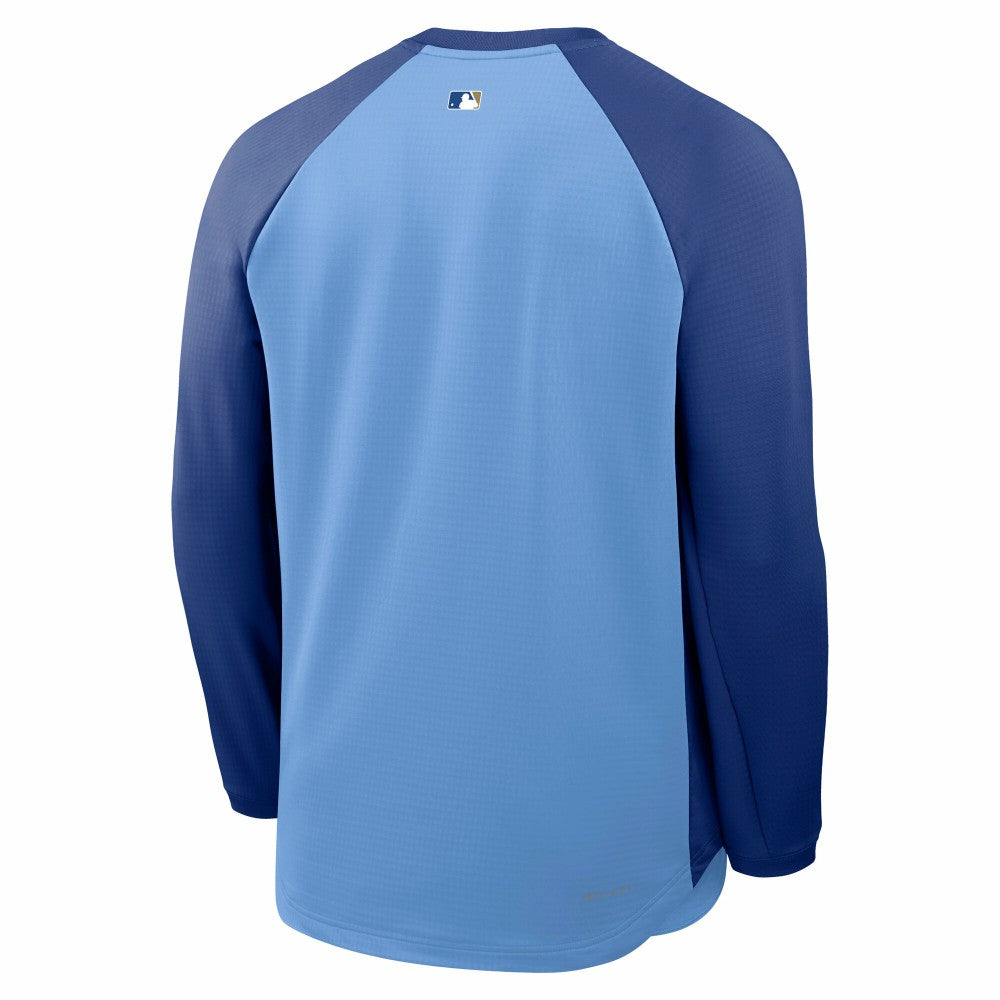 Kansas City Royals Authentic Collection Raglan Dri-FIT Sweatshirt Light Blue