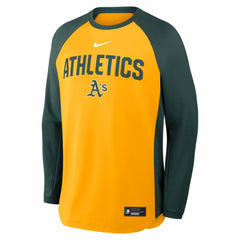 Athletics Authentic Collection Raglan Dri-FIT Sweatshirt Gold
