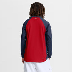 Boston Red Sox Authentic Collection Raglan Dri-FIT Sweatshirt Red
