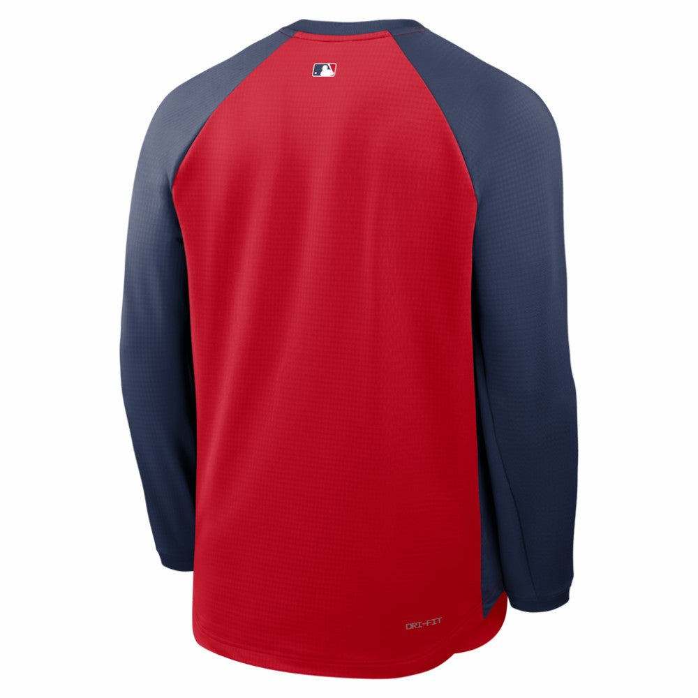 Boston Red Sox Authentic Collection Raglan Dri-FIT Sweatshirt Red