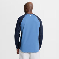 Tampa Bay Rays Authentic Collection Raglan Dri-FIT Sweatshirt Light Blue