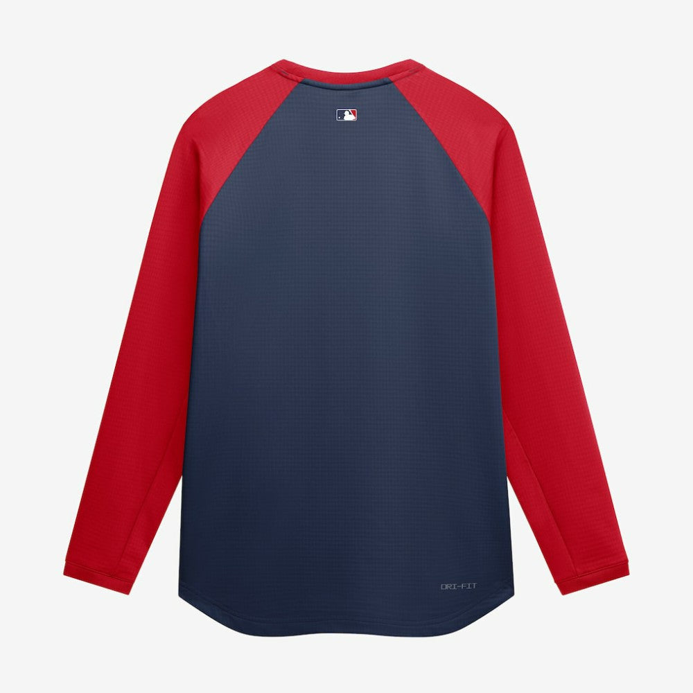St. Louis Cardinals Authentic Collection Raglan Dri-FIT Sweatshirt Navy