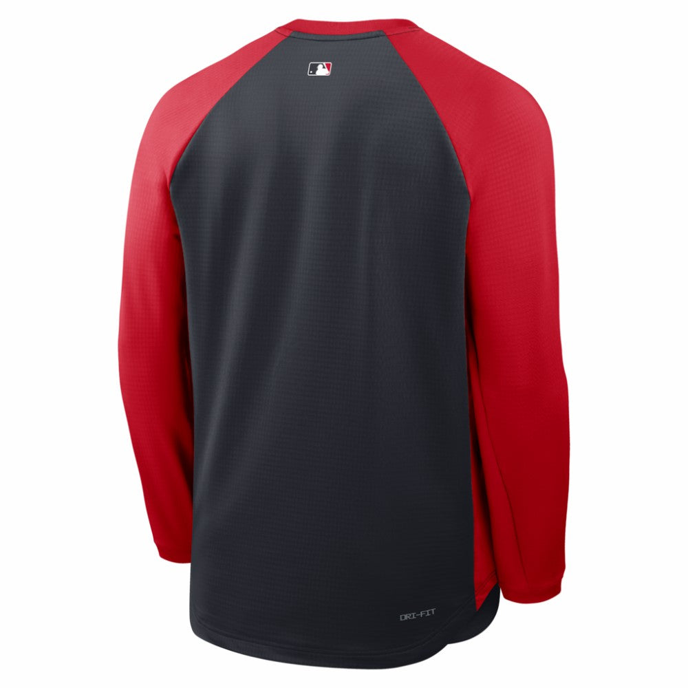 Washington Nationals Authentic Collection Raglan Dri-FIT Sweatshirt Navy