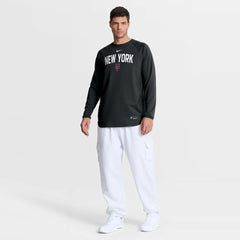 New York Mets Authentic Collection Raglan Dri-FIT Sweatshirt Black