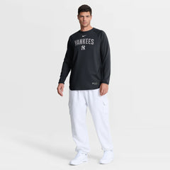 New York Yankees Authentic Collection Raglan Dri-FIT Sweatshirt Navy