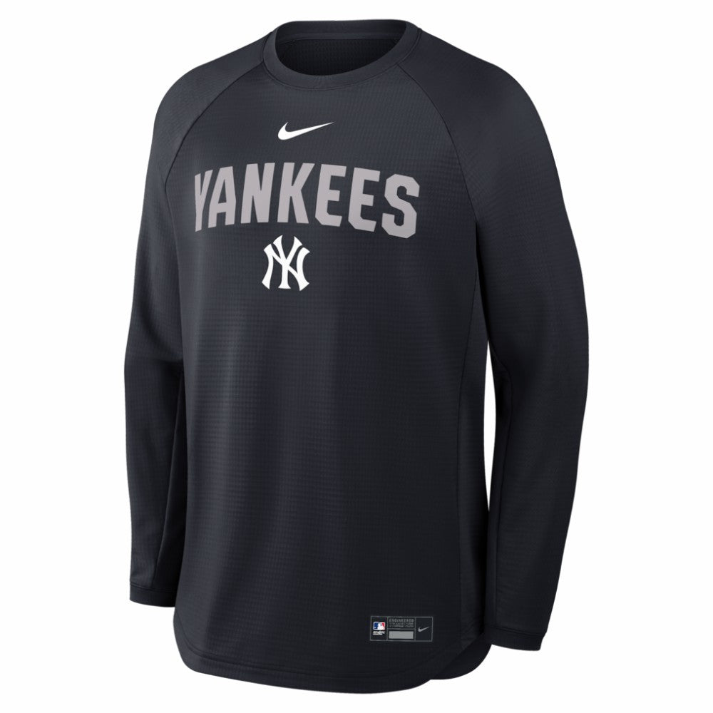 New York Yankees Authentic Collection Raglan Dri-FIT Sweatshirt Navy