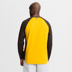 San Diego Padres Authentic Collection Raglan Dri-FIT Sweatshirt Gold