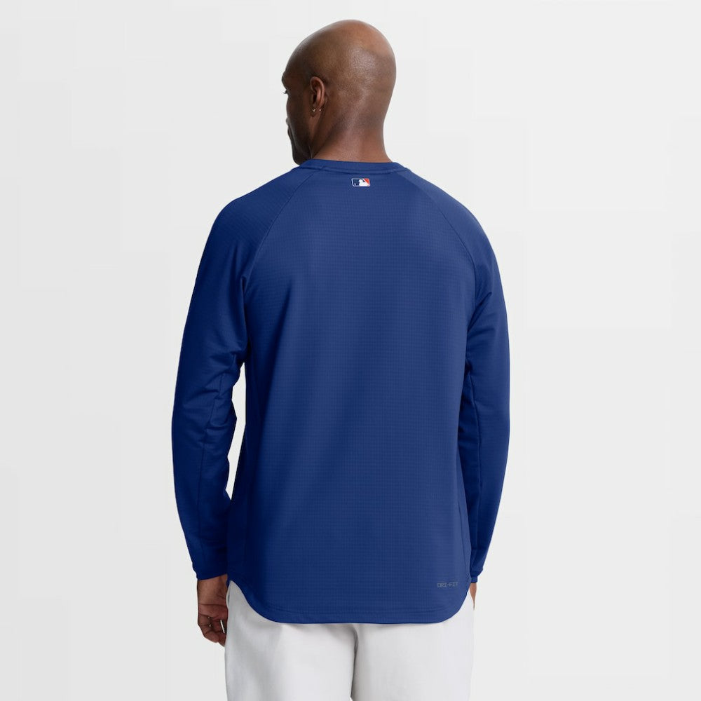 New York Mets Authentic Collection Raglan Dri-FIT Sweatshirt Royal