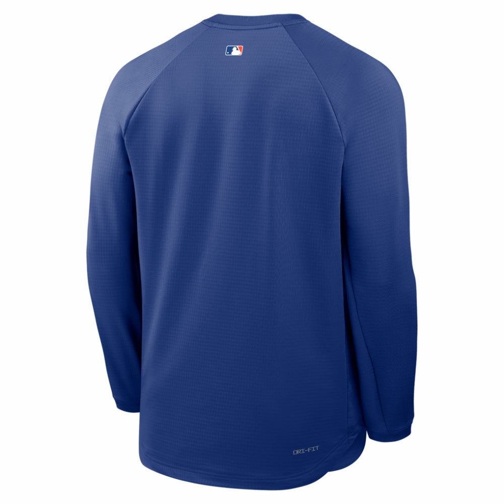 New York Mets Authentic Collection Raglan Dri-FIT Sweatshirt Royal