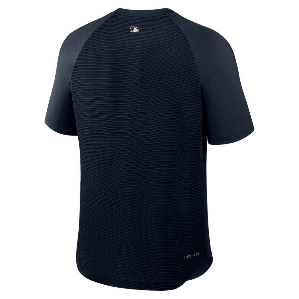 Atlanta Braves Authentic Collection Batting Practice Pre-Game Raglan Dri-FIT Top Blue