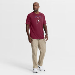 Philadelphia Phillies Authentic Collection Batting Practice Pre-Game Raglan Dri-FIT Top Burgundy
