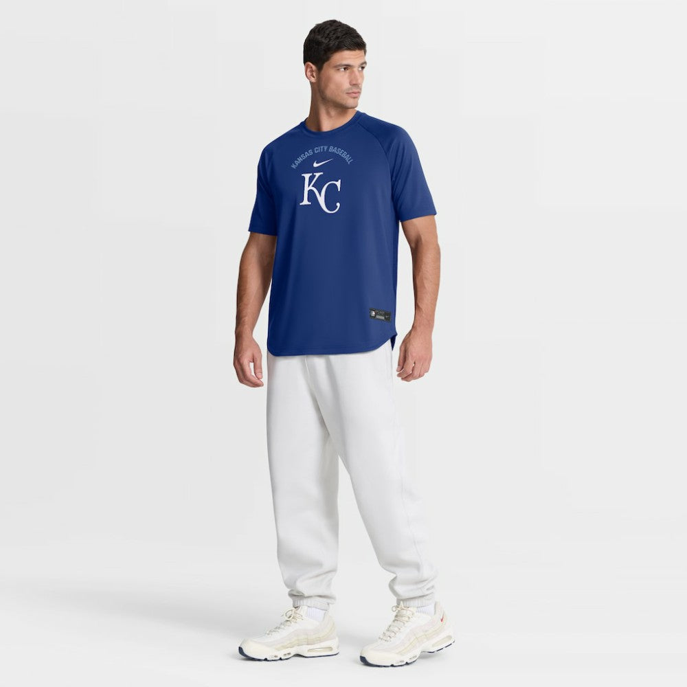 Kansas City Royals Authentic Collection Batting Practice Pre-Game Raglan Dri-FIT Top Royal