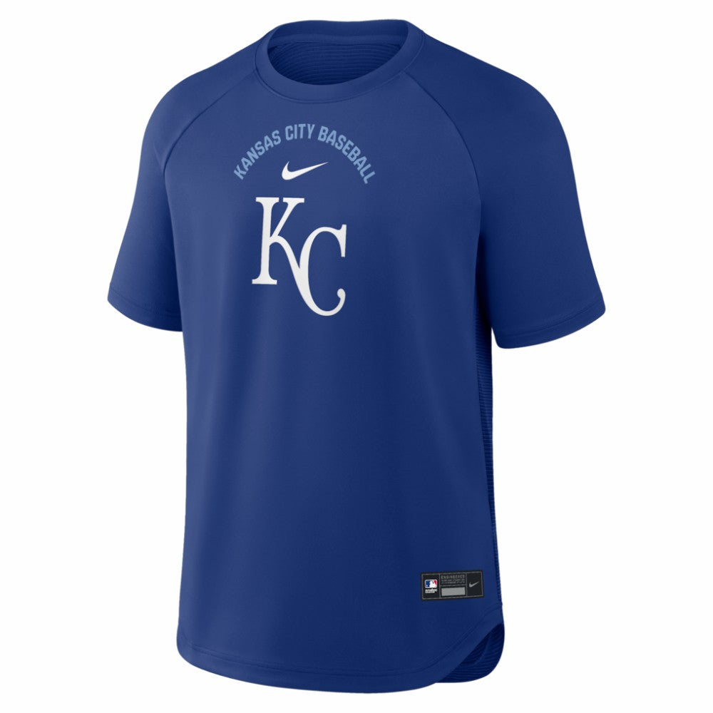Kansas City Royals Authentic Collection Batting Practice Pre-Game Raglan Dri-FIT Top Royal