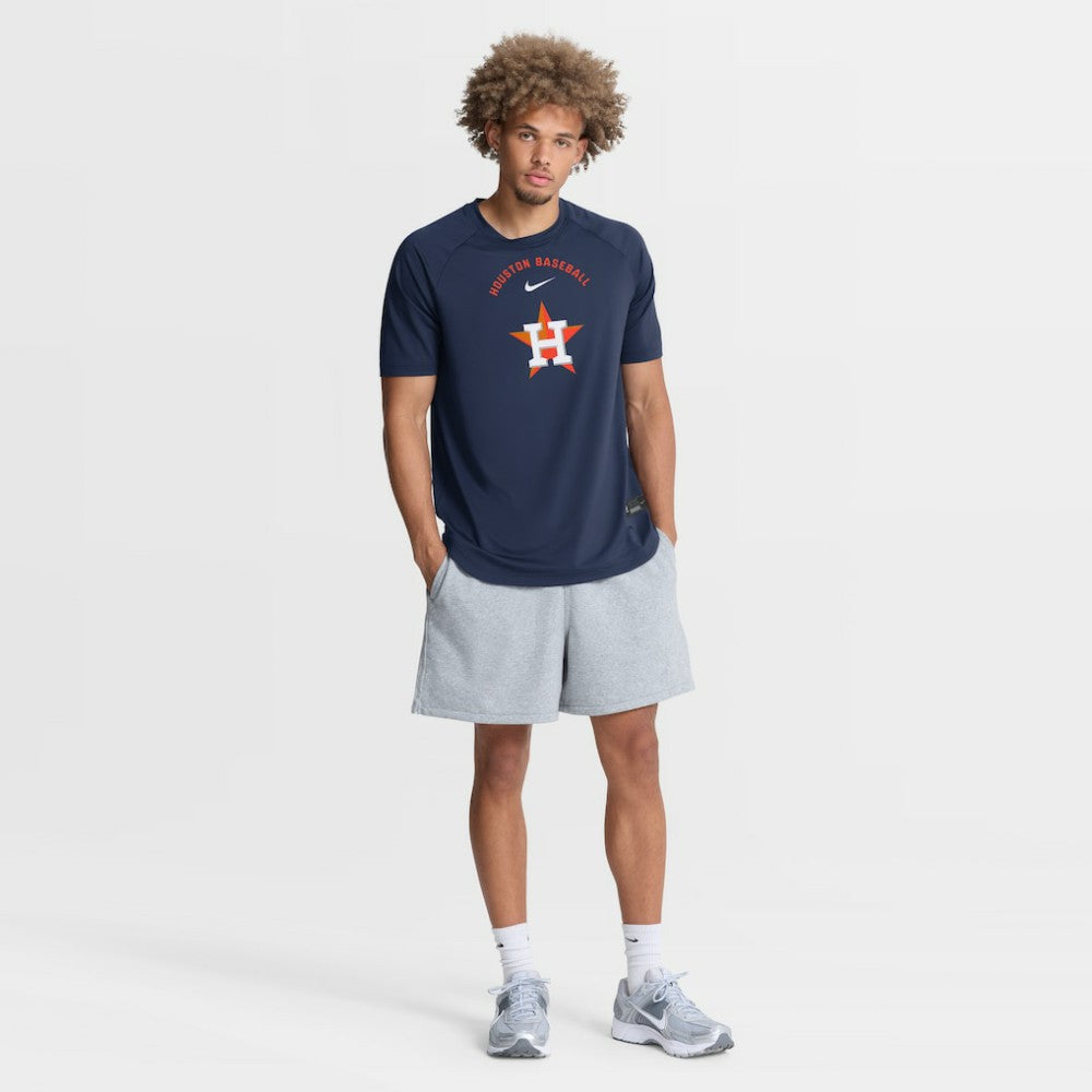 Houston Astros Authentic Collection Batting Practice Pre-Game Raglan Dri-FIT Top Navy