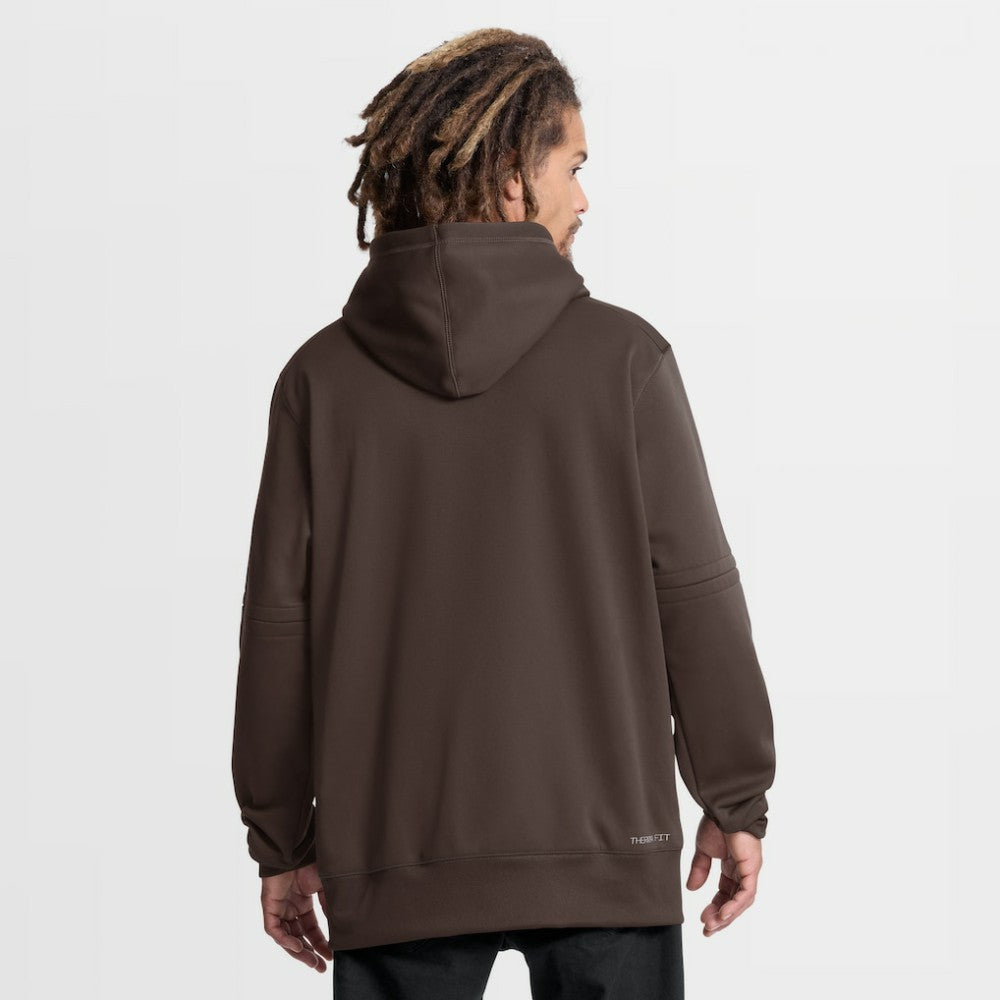 San Diego Padres Authentic Collection Therma-FIT Hoodie Brown