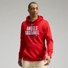 Los Angeles Angels Authentic Collection Therma-FIT Hoodie Red