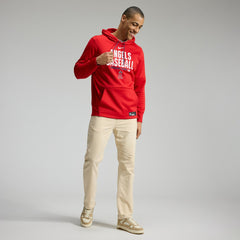 Los Angeles Angels Authentic Collection Therma-FIT Hoodie Red