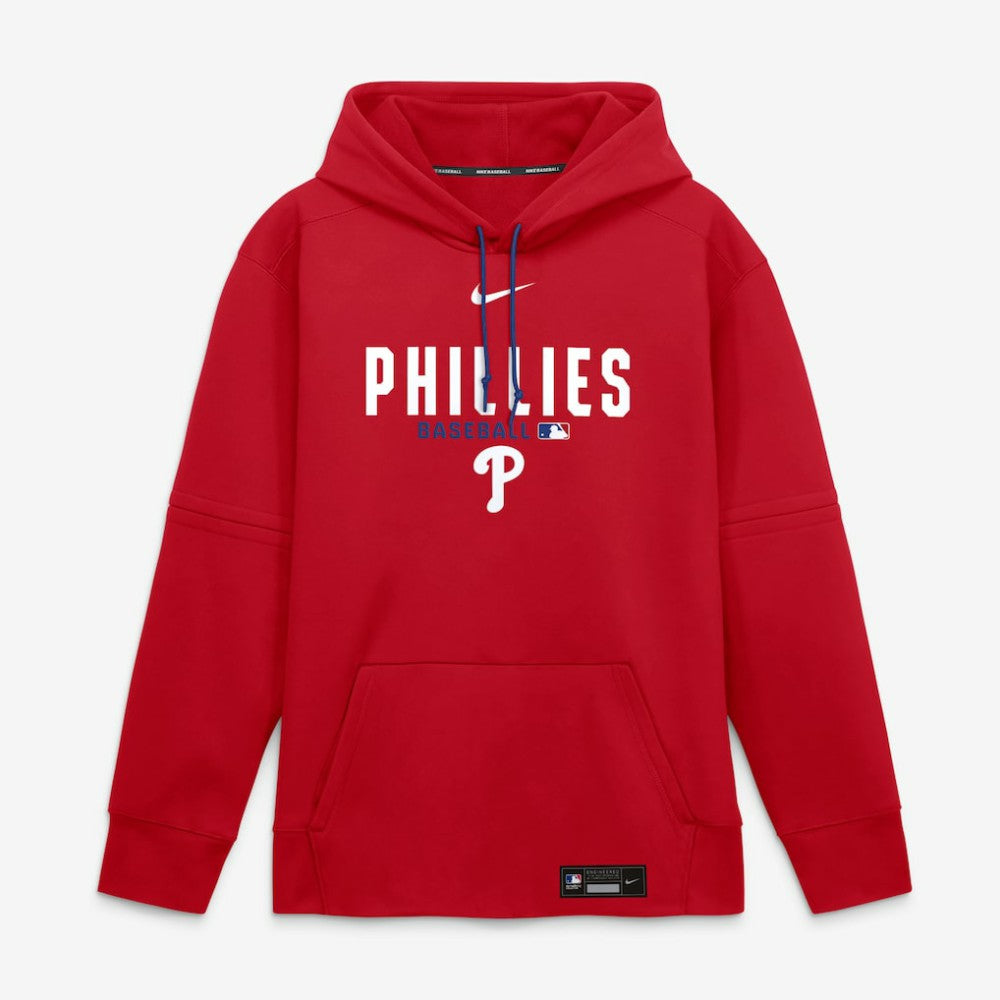 Philadelphia Phillies Authentic Collection Therma-FIT Hoodie Red