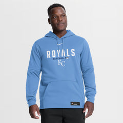 Kansas City Royals Authentic Collection Therma-FIT Hoodie Light Blue