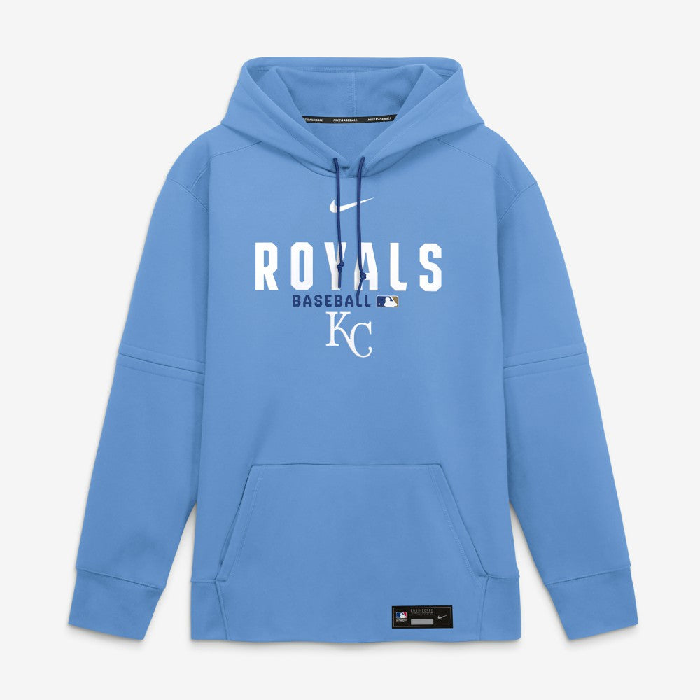 Kansas City Royals Authentic Collection Therma-FIT Hoodie Light Blue