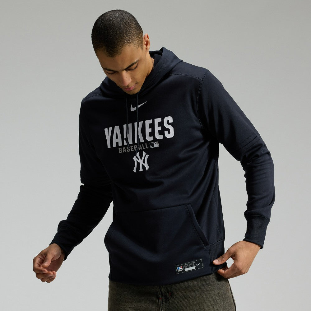 New York Yankees Authentic Collection Therma-FIT Hoodie Navy